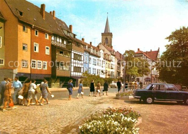 Erfurt Häuser Krämerbrücke