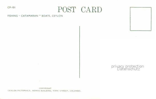 Fischerei Fishing Catamaran Boats Ceylon – Bild 2