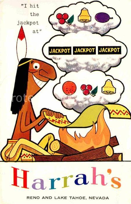 Indianer Native American Jackpot Harrah's Reno and Lake Tahoe Ne