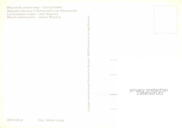 Hochzeit Sorbische Hochzeit Schwarzkollm Hoyersw – Bild 2
