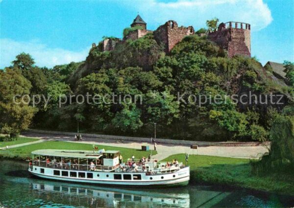 Motorschiffe Halle Saale Burg Giebichenstein