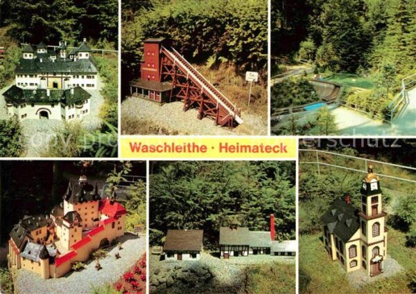 Miniatur Waschleithe Heimateck Augustusburg Tals