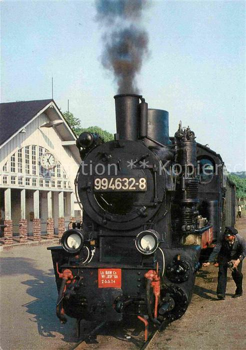 Lokomotive 994632-8 Rasender Roland Bahnhof Binz O