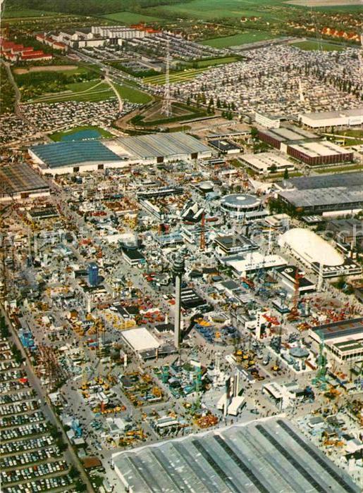 Ausstellung Messe Hannover Fliegeraufnahme