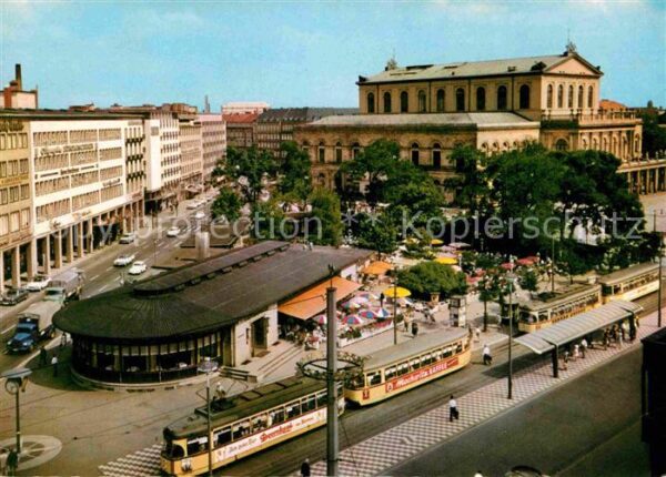 Strassenbahn Hannover Cafe am Kröpcke Opernhaus