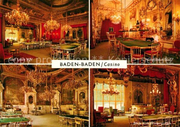 Casino Spielbank Baden-Baden Saal Louis XIV. Saal Louis