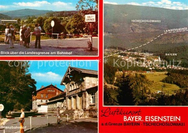 Grenze Douane Zoll Bayern Tschechien Grenzbahnhof Landesgr