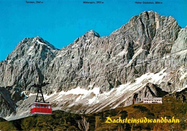 Seilbahn Dachsteinsüdwandbahn Gletscherbahn Rams