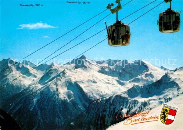 Seilbahn Badgastein Stubnerkogel Gamskarlspitze