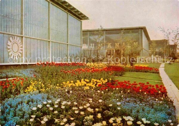 Gartenbauaustellung Erfurt Hallen CSSR Ungarn Rumänien Bulg