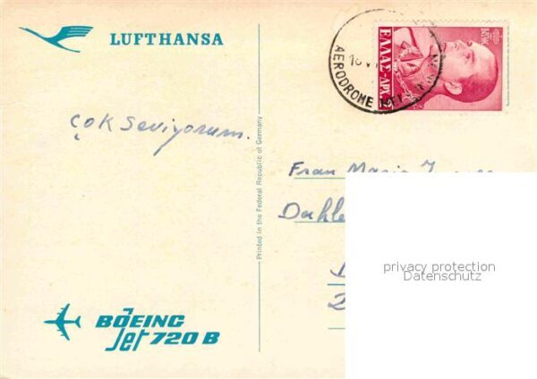 Lufthansa Boeing Jet 720 B – Bild 2