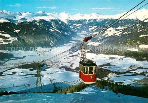 Seilbahn Funivia Plan de Corones Brunico Dolomit