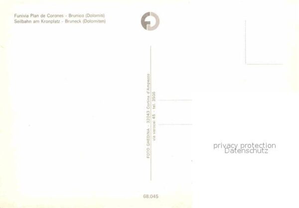 Seilbahn Funivia Plan de Corones Brunico Dolomit – Bild 2