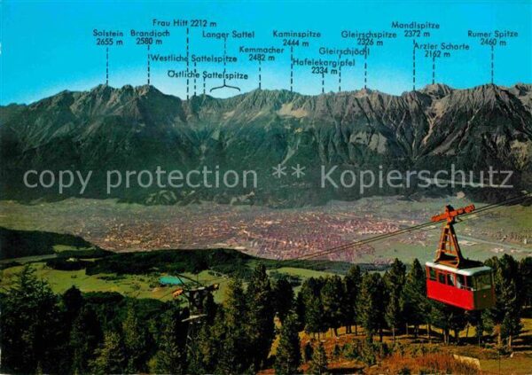 Seilbahn Patscherkofel Innsbruck Nordkette Tirol