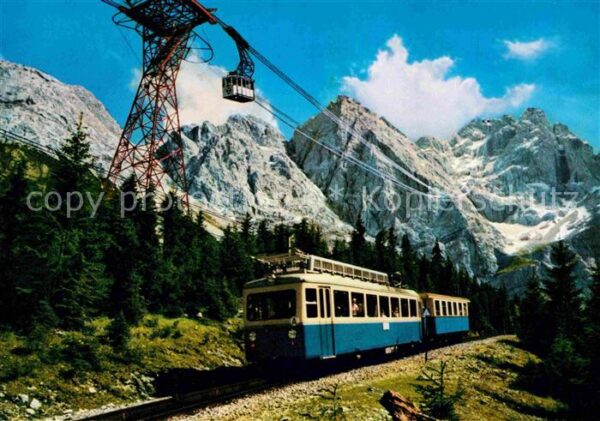 Zahnradbahn Seilbahn Bayerische Zugspitzbahn Zugspi