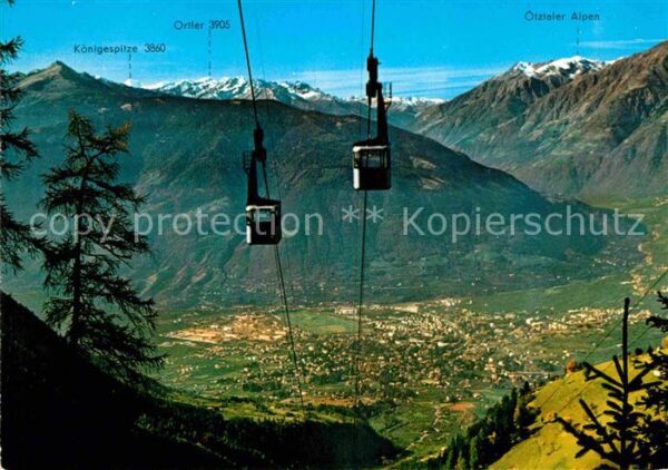 Seilbahn Ifinger Meran Funivia Ivigna Merano