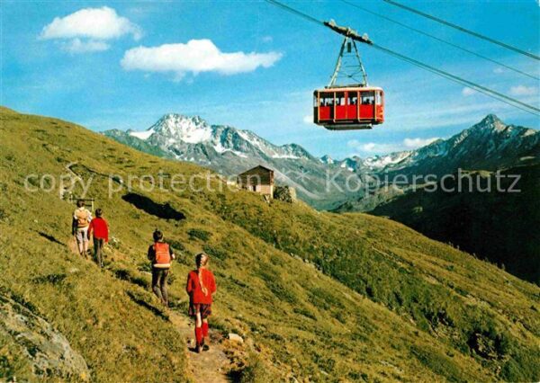 Seilbahn Pischaseilbahn Flüela Wisshorn Schwarzh
