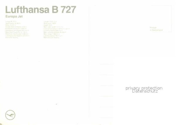 Lufthansa B 727 Europa Jet – Bild 2