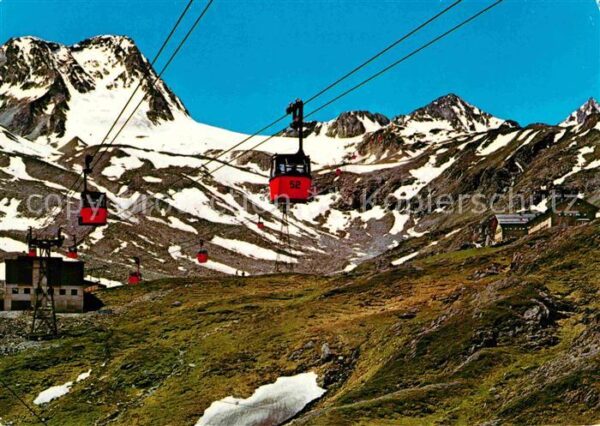 Seilbahn Stubaier Gletscherbahn Mittelstation Fe