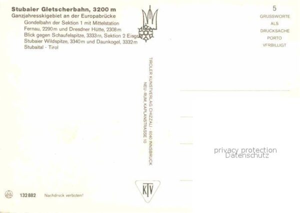 Seilbahn Stubaier Gletscherbahn Mittelstation Fe – Bild 2