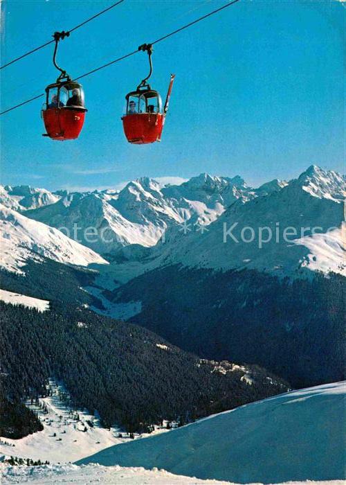 Seilbahn Schatzalp-Strela Davos Sertigtal Platte