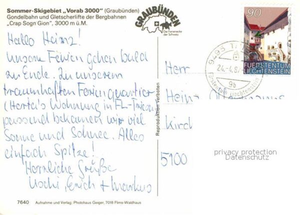 Seilbahn Crap Sogn Gion Vorab 3000 – Bild 2