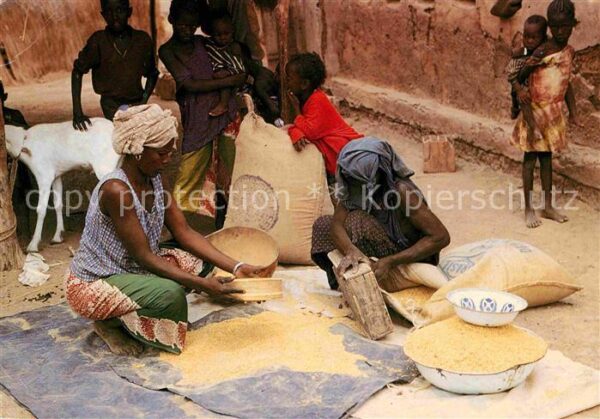 Typen Afrika Vie au Village