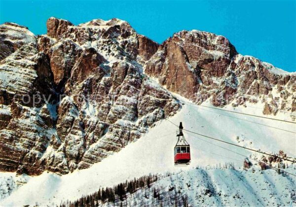 Seilbahn Funivia Freccia nel Cielo Cortina Dolom