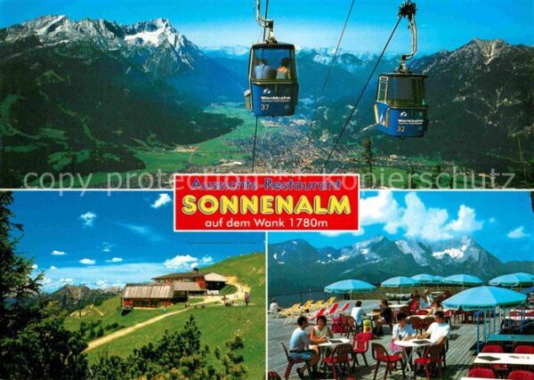 Seilbahn Aussichts-Restaurant Sonnenalm Wank Gar