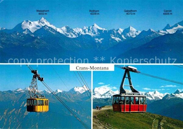 Seilbahn Crans-Montana Glacier de la Plaine Mort