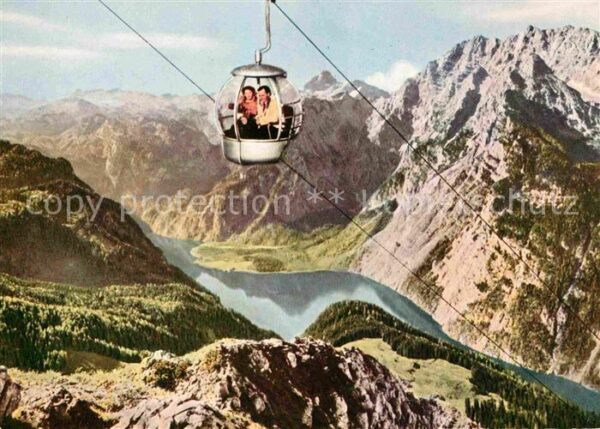 Seilbahn Jenner Watzmann Steinernes Meer Königss