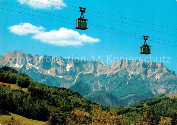 Seilbahn Salzberg Dürrnberg Hallein Untersberg