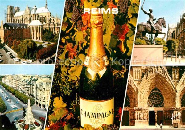 Alkohol Champagne Reims Cathedrale Place Drouet