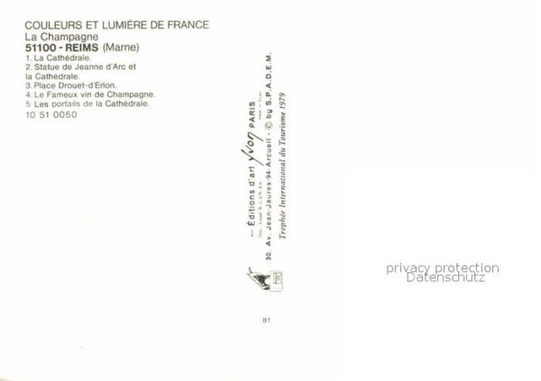 Alkohol Champagne Reims Cathedrale Place Drouet – Bild 2