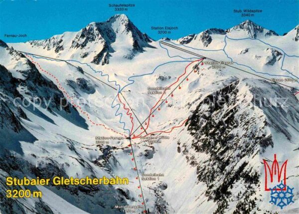 Skifahren Stubaier Gletscherbahn