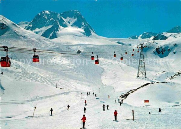 Seilbahn Stubaier Gletscherbahn Mittelstation Fe
