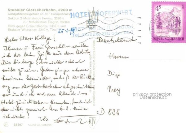 Seilbahn Stubaier Gletscherbahn Mittelstation Fe – Bild 2