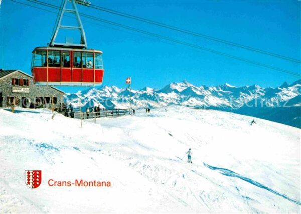 Seilbahn Crans-Montana Restaurant Bellalui Weiss