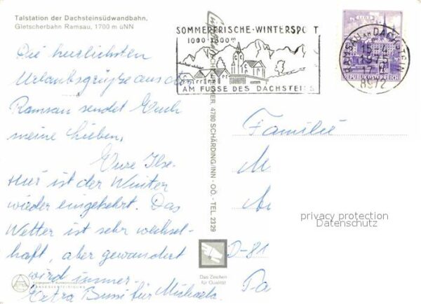 Seilbahn Dachsteinsüdwand Talstation Gletscherba – Bild 2