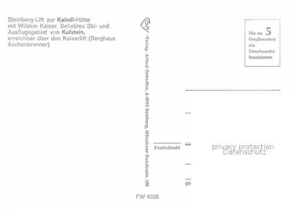 Sessellift Steinberg Kaindl-Hütte Wilder Kaiser Ku – Bild 2