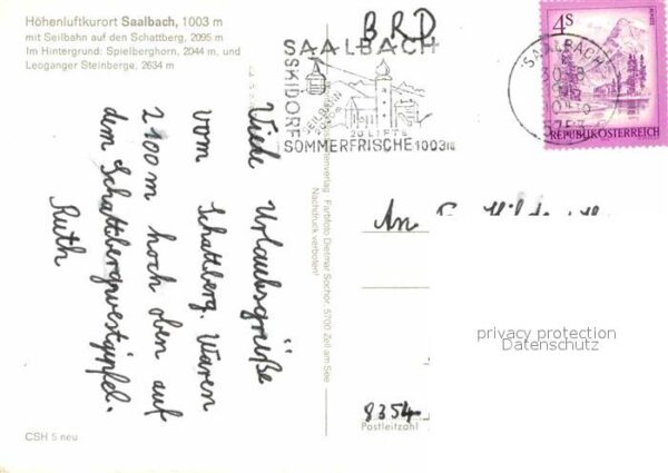 Seilbahn Saalbach Schattenberg Spielberghorn Leo – Bild 2