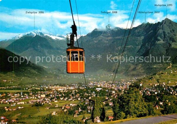 Seilbahn Funivia Avelengo Merano Hafling Texelgr