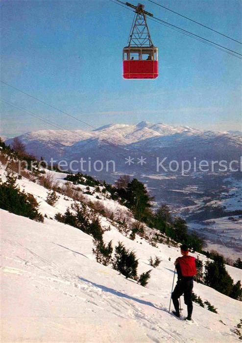 Seilbahn Voss Parti fra gondolbanen