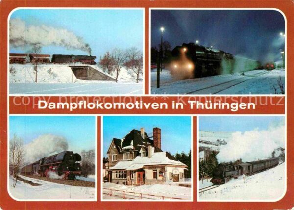 Lokomotive Dampflokomotive BR 44 Triptis Bahnhof W