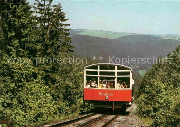 Bergbahn Lichtenhain Steilstrecke