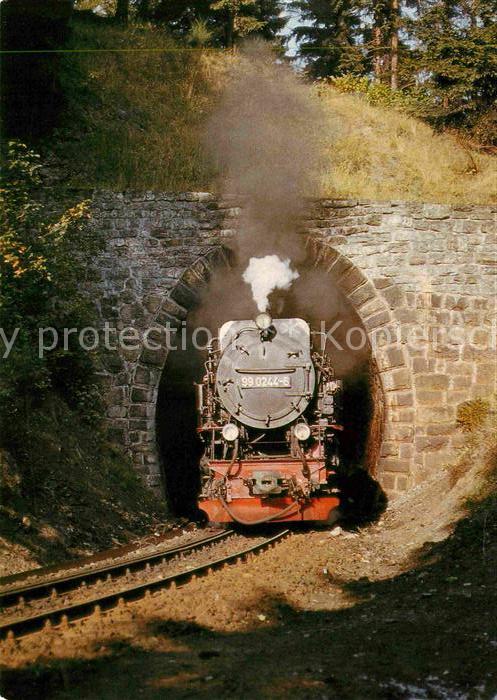 Lokomotive 99 0244-6 Harzquerbahn Tunnel Thumkuhle
