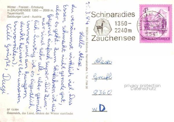 Sessellift Tauernkarlift Zauchensee – Bild 2
