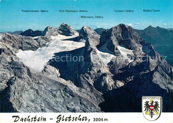 Gletscher Dachstein Gosau-Gletscher Mitterspitz T