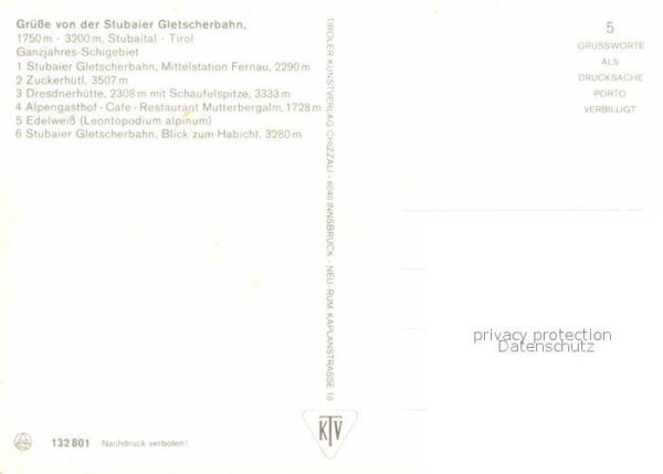 Seilbahn Stubaier Gletscherbahn Zuckerhütl Dresd – Bild 2