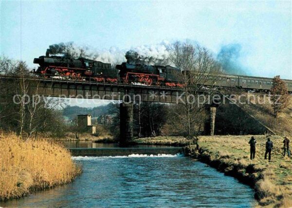Lokomotive Brücke Freiberger Mulde Nosse